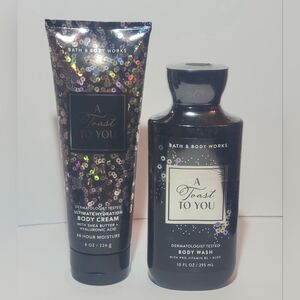 Bath & Body Works A Toast To You Body Wash & Body Cream Set